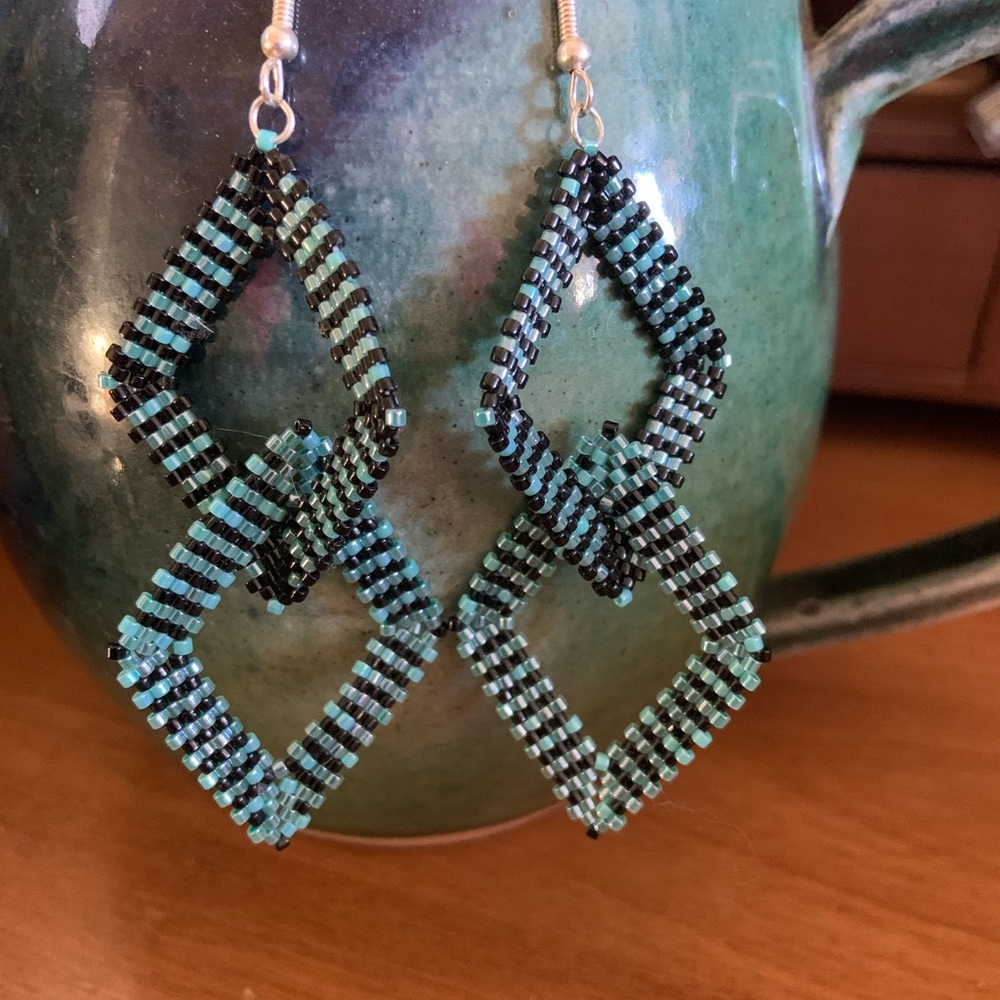 Handmade Seed Bead Earrings